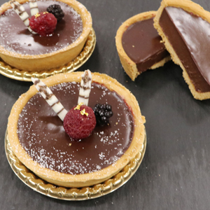 ラズベリーの生チョコタルト マルサンレシピ パン お菓子の材料 器具専門店 マルサンパントリー