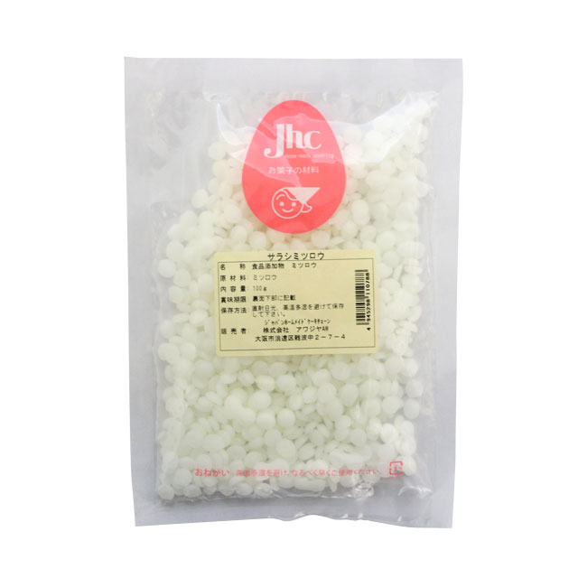 JHC サラシミツロウ 100g(蜜蝋・みつろう)｜食品添加物｜パン、お菓子