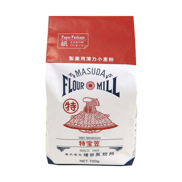 薄力粉 増田製粉 特宝笠 700g｜薄力粉｜パン、お菓子の材料・器具専門