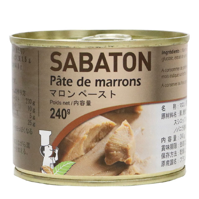 サバトン マロンペースト マロンクリーム 1000g×4缶