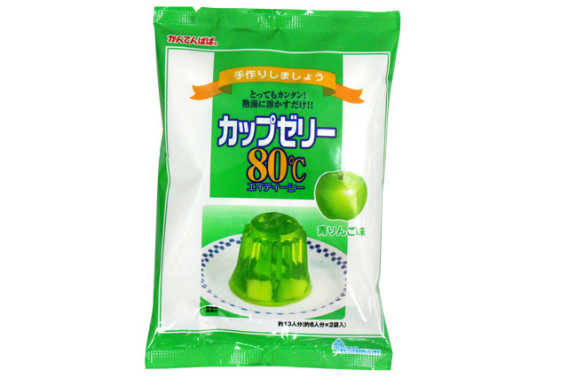カップゼリー 青りんご 100g×2入 （かんてんぱぱ）｜デザートの素