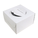 【デコレーションケーキ用ボックス】手提げデコ箱６寸白無地　１枚